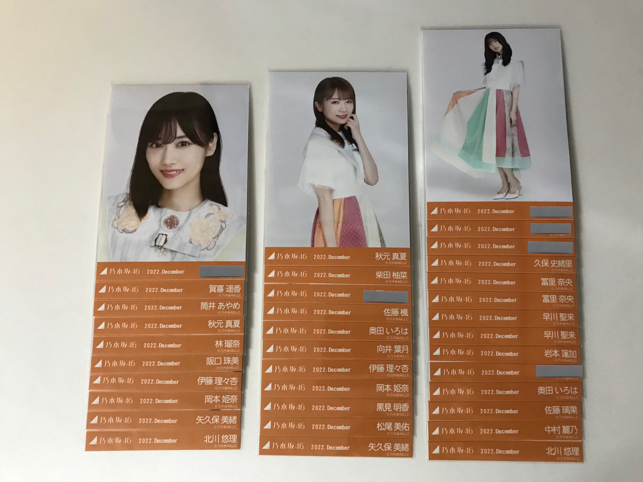 櫻坂46 関有美子 生写真 2022 クリスマス サンタ衣装 チュウ サイン入り-