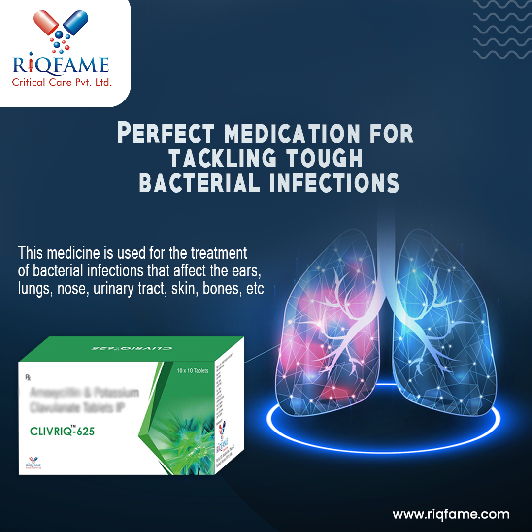 Say goodbye👐to bacterial infections and hello🙋🏻‍♀️to healthy life with the help of 𝗖𝗹𝗶𝘃𝗿𝗶𝗾-𝟲𝟮𝟱 𝗧𝗮𝗯𝗹𝗲𝘁𝘀.💊

Contact Us:
9800034005
#bacterialinfection #medication #infectionfree #tablets #healthy #healthcare #skininfection #lunghealth #Healthyliving #pharma #riqfame