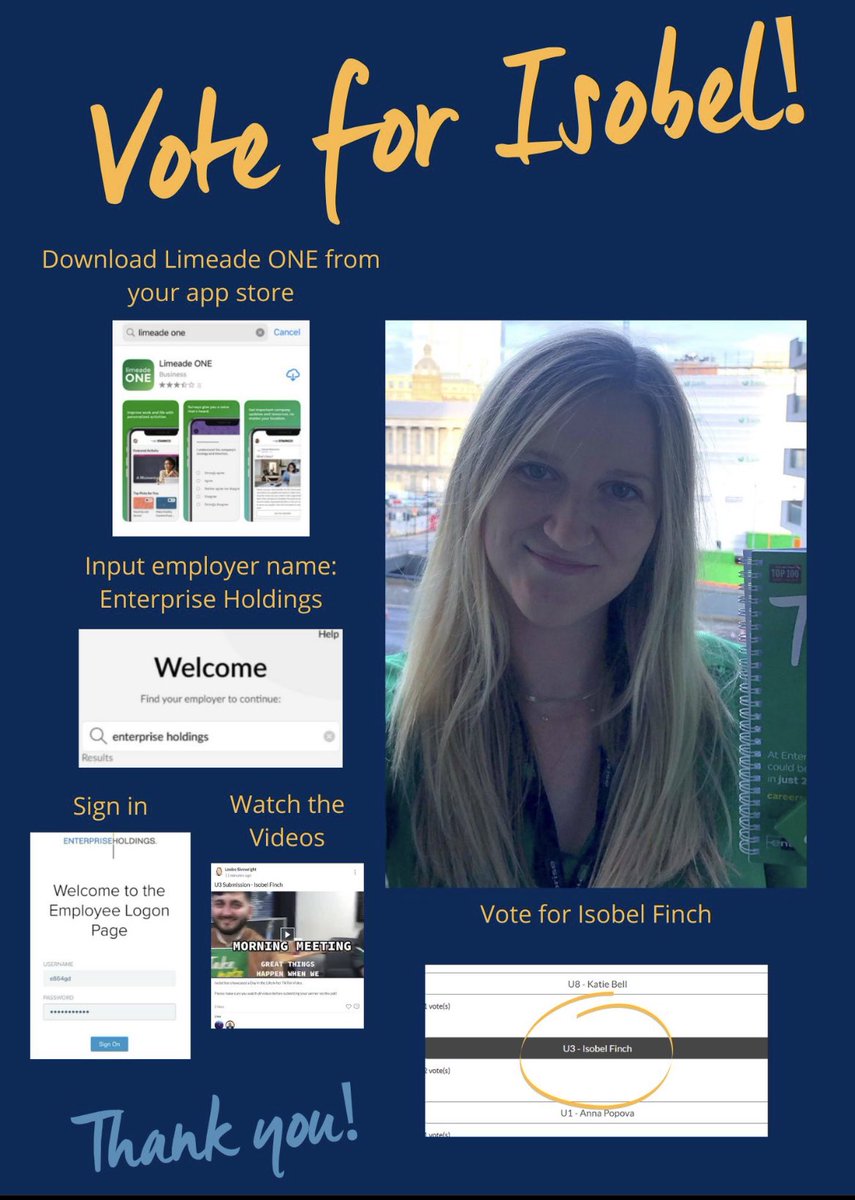 Isobel Finch (@isobelfincherac) on Twitter photo I am currently competing in the UK Intern TikTok Challenge, and I have made it to the competition finals! 💚
I now need your support! If you are an <a href="/Enterprise/">Enterprise</a> employee please go and vote for my entry in the link below.🏆 pulse.limeade.com/one/Home #eracinterns #adayinthelife I am currently competing in the UK Intern TikTok Challenge, and I have made it to the competition finals! 💚
I now need your support! If you are an <a href="/Enterprise/">Enterprise</a> employee please go and vote for my entry in the link below.🏆 pulse.limeade.com/one/Home #eracinterns #adayinthelife