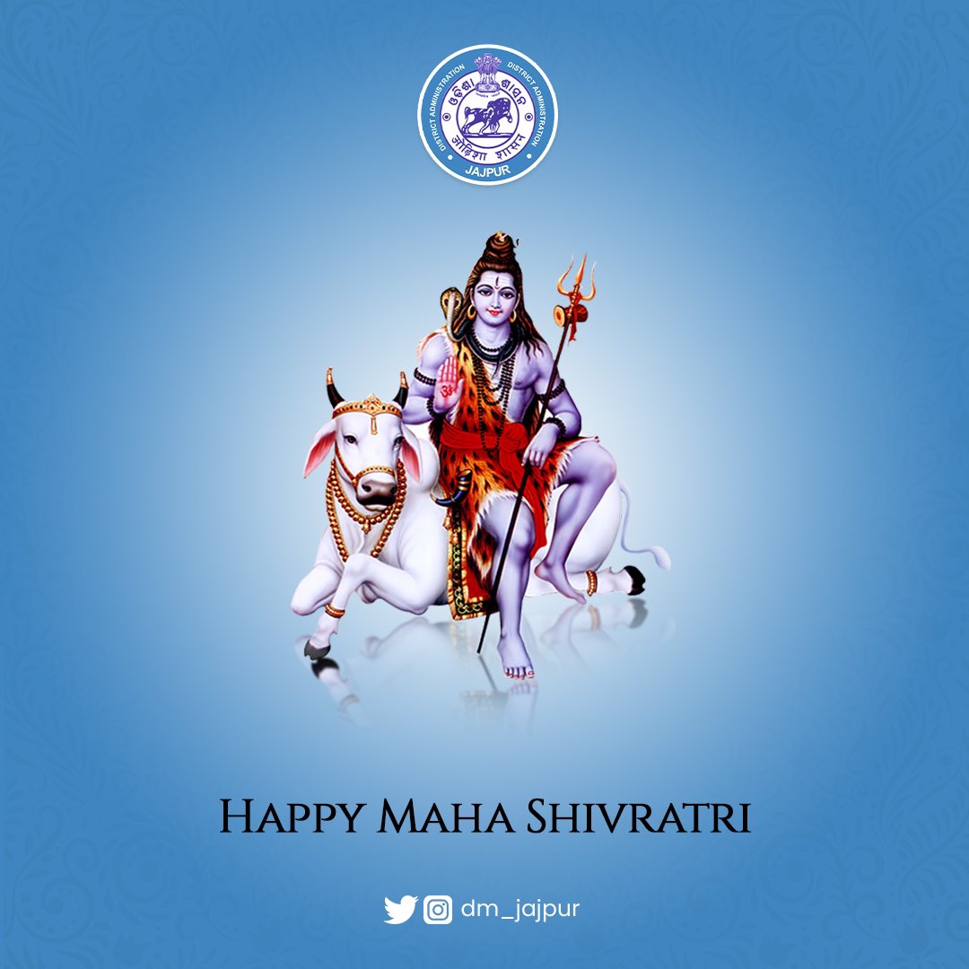 May Lord Shiva shower his choicest blessings on you and your family. Happy Maha Shivratri!