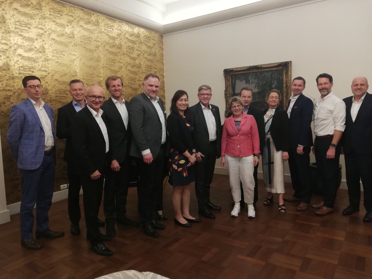 Ernst Reichel 🐘 (@germanambtha) on Twitter photo Last meeting before departing to #Chiangmai:
Representatives from the 🇩🇪 business community to discuss business and human rights, the advantages of an #FTA and #ILO labour standards as well as #GreenRecovery.
<a href="/GermanThaiChamb/">German-Thai Chamber</a>
<a href="/GIZ_Thailand/">GIZ Thailand</a> Last meeting before departing to #Chiangmai:
Representatives from the 🇩🇪 business community to discuss business and human rights, the advantages of an #FTA and #ILO labour standards as well as #GreenRecovery.
<a href="/GermanThaiChamb/">German-Thai Chamber</a>
<a href="/GIZ_Thailand/">GIZ Thailand</a>