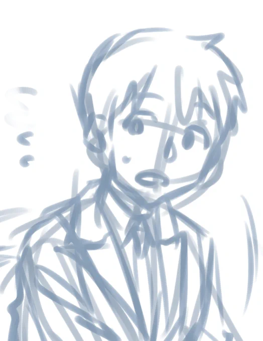 画像レベルの雑なラフ漫画を追加しました。パスワードはイラストと同じです。おしながきを参照してください。生産元が監受けなので監くん愛され感強めです。 清書したら後日ペクシブに投稿予定です。 
