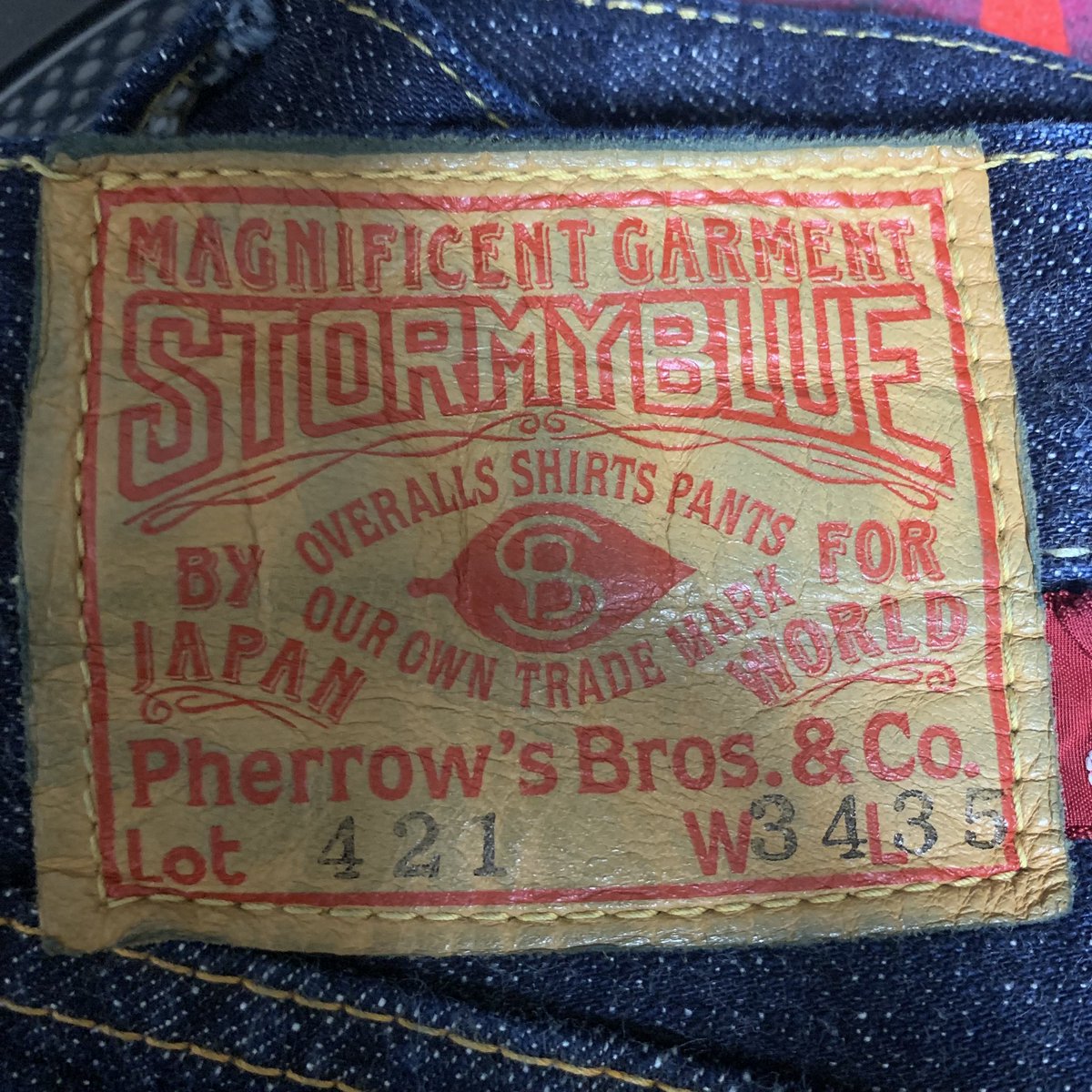 akiras216's tweet image. フェローズ✖️TAKE5別注の
新品未使用裾上げ無しデニムが
届きました👖
#pherrows