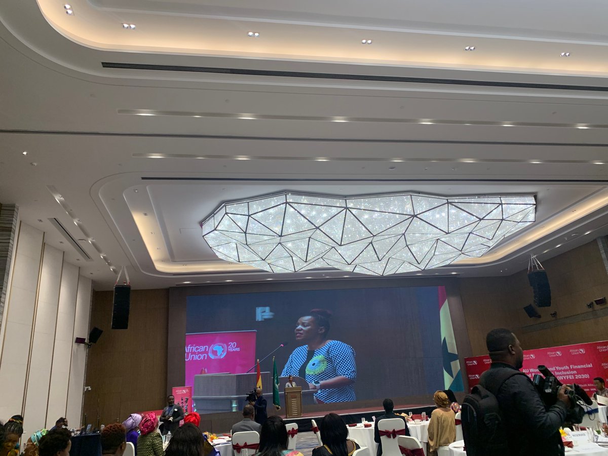 BetterThan_Cash's tweet photo. The @_AfricanUnion #AUGenderPreSummit Presidential breakfast has just been kicked off with introductory remarks by @maprude. In the presence of H.E @NAkufoAddo 🇬🇭, and H.E @CyrilRamaphosa 🇿🇦, she is presenting #WYFEI2030 key takeaways from yesterday's #GenderPreSummit.

#AUSummit https://t.co/7g1sB6l5cT