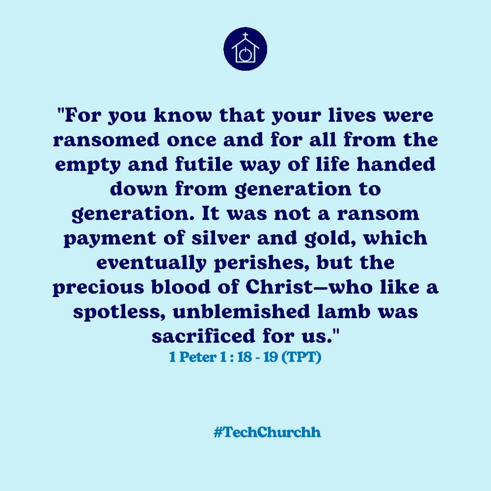 TechChurchh's tweet photo. For we charge forth with the consciousness that we have been redeemed by the blood of Jesus Christ and Soul-ed (sold) out too!❤️

So we enter into the weekend with rest and the confidence to take on the world.🔥

#DailyDevotional #Techchurch https://t.co/DU3AnoJPpP