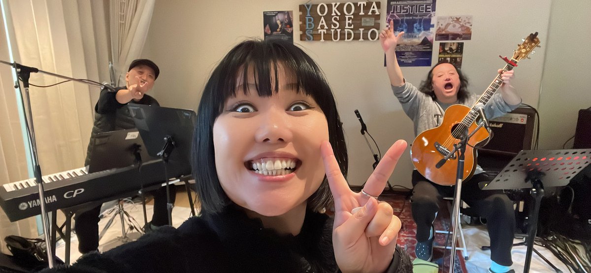 okappa_myk's tweet image. 本番前のリハーサル終わりました！
#YOKOTABASESTUDIO