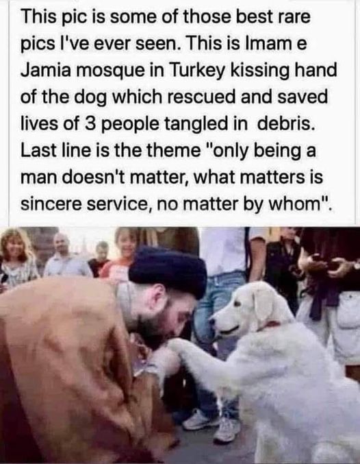 Uniek...🙏 #moslim #imam #Turkey 
Faith in humanity restored #1
#faithinhumanity