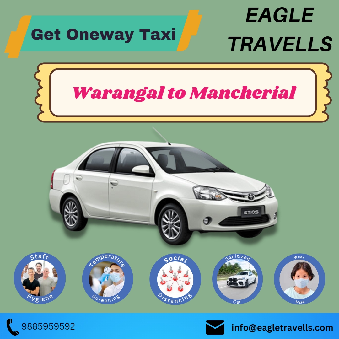 Reliable cab services from Warangal to Mancherial, with comfortable cars, professional drivers, and affordable rates. Book your ride today for a hassle-free journey.