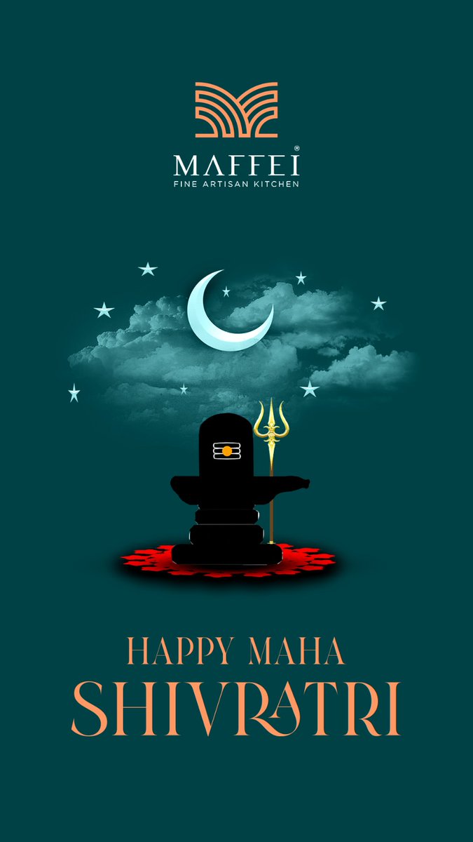 MaffeiKitchen's tweet photo. May Lord Shiva bless you with joy, peace, and harmony on the auspicious occasion of Mahashivratri, Wishing you and your family a very Happy Mahashivratri.
.
.
#maffeikitchen #wine #bar #bengaluru #koromangala #lebanese #kunafe
#moroccanfood #MoroccanFlavors #LebaneseCuisine https://t.co/YhgU7mDjP9