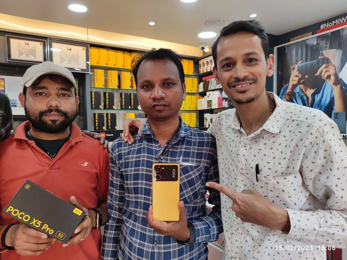 HimanshuT_CMF's tweet photo. @TechMadhukar @IndiaPOCO Lots of people have already purchased it. X5 Pro is the highest selling X series device till now in the last 2.5years. https://t.co/2zObeEeYe2