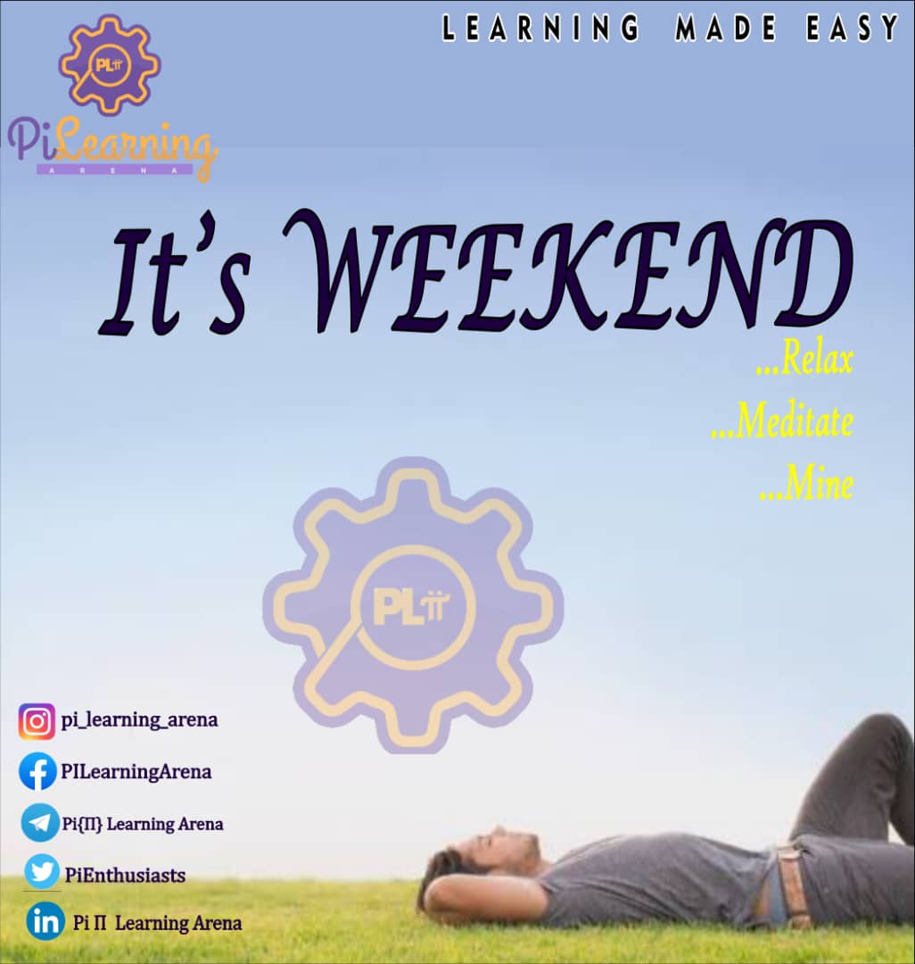 PiEnthusiasts's tweet image. Wishing all faithful Pioneers a happy weekend!
Have a relaxing and fun-filled weekend!

Keep trusting the process, and keep mining.

You can connect to us via our Facebook page;👇🏽
facebook.com/pilearningaren…

#StopSellingPi
#EnclosedMainnet
#PiTransaction
#PiNetwork
#PiLearningArena