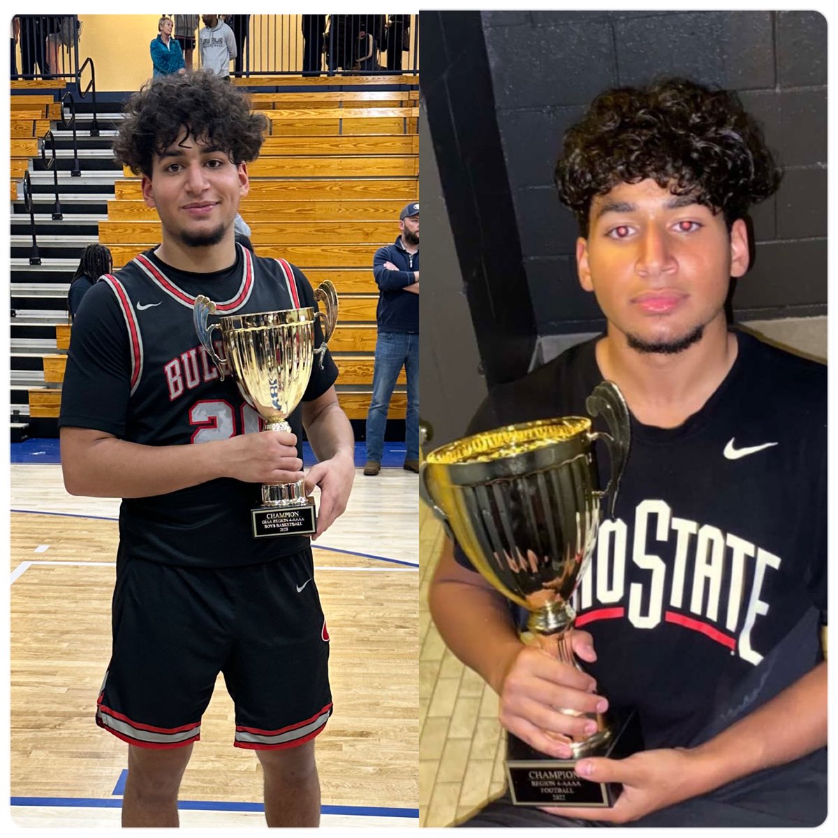 mtmarable's tweet photo. Region Champs in football and basketball your Junior Year is a big accomplishment. Congratulations but more work to do. Time to win State!! #KeepWorking #TMC #HGH #M2 #TeamMarable @coolmj_20 https://t.co/tqGUGti7xG
