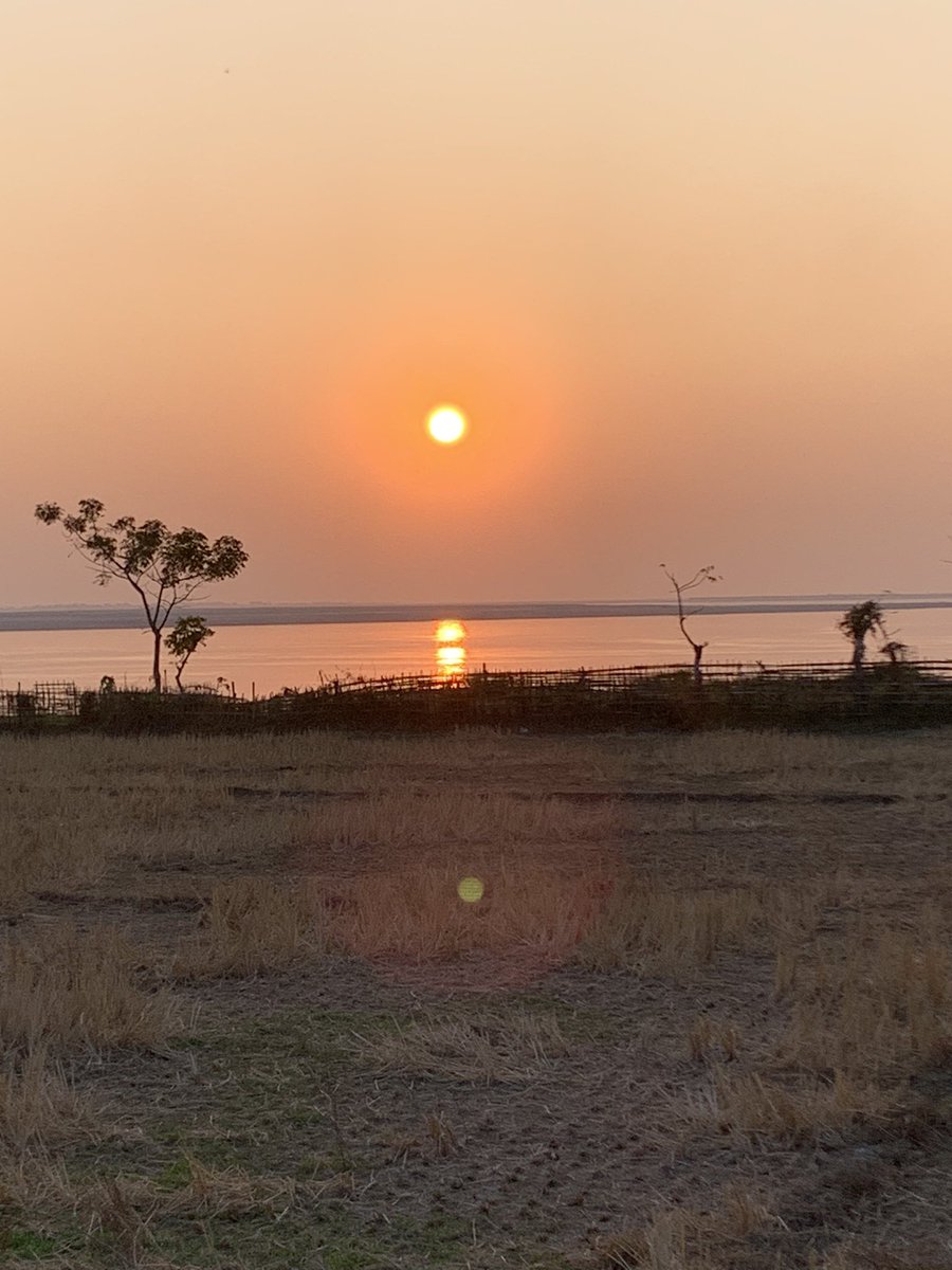Sunset at the Brahmaputra