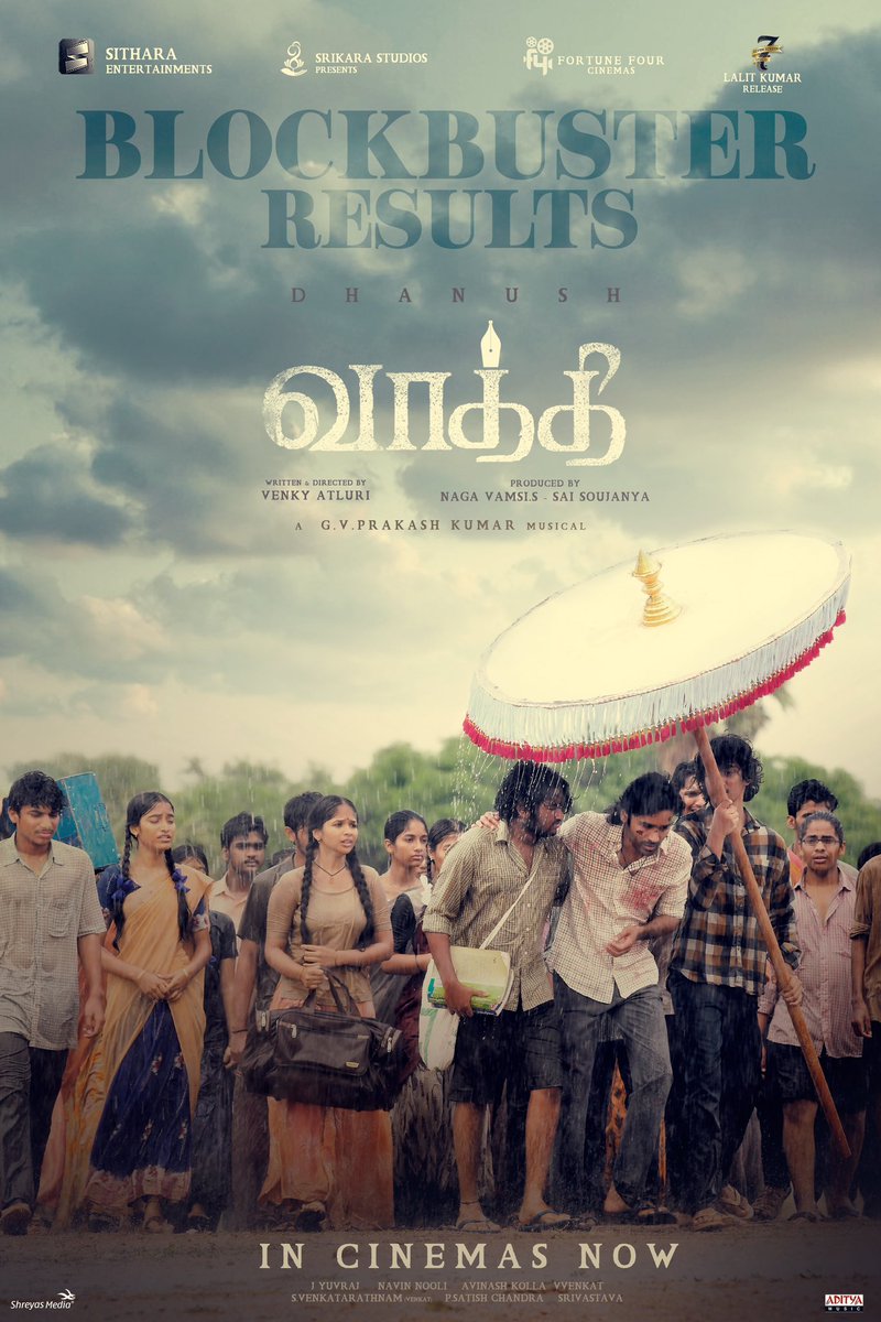 Yuvraj (@dopyuvraj) on Twitter photo #Vaathi / #SIR has become an emotion π₯Ίβ€οΈ
Watch the intense drama in theaters near you π
Book your tickets now ποΈ ~ bit.ly/3DZ0CQj
<a href="/dhanushkraja/">Dhanush</a> #VenkyAtluri <a href="/iamsamyuktha_/">Samyuktha</a> <a href="/gvprakash/">G.V.Prakash Kumar</a> <a href="/dopyuvraj/">Yuvraj</a> <a href="/NavinNooli/">Navin Nooli</a> <a href="/vamsi84/">Naga Vamsi</a> <a href="/adityamusic/">Aditya Music</a> <a href="/SitharaEnts/">Sithara Entertainments</a> <a href="/7screenstudio/">Seven Screen Studio</a> #Vaathi / #SIR has become an emotion π₯Ίβ€οΈ
Watch the intense drama in theaters near you π
Book your tickets now ποΈ ~ bit.ly/3DZ0CQj
<a href="/dhanushkraja/">Dhanush</a> #VenkyAtluri <a href="/iamsamyuktha_/">Samyuktha</a> <a href="/gvprakash/">G.V.Prakash Kumar</a> <a href="/dopyuvraj/">Yuvraj</a> <a href="/NavinNooli/">Navin Nooli</a> <a href="/vamsi84/">Naga Vamsi</a> <a href="/adityamusic/">Aditya Music</a> <a href="/SitharaEnts/">Sithara Entertainments</a> <a href="/7screenstudio/">Seven Screen Studio</a>