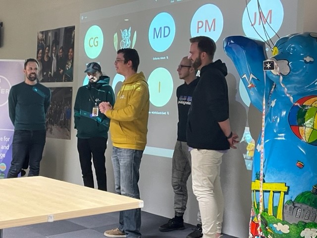 yeysus's tweet photo. Corporate OGs event. TOP Innovators. Loved pitches @42_berlin University we @BayerPharma support, @the_annagraf @arvatosystems, our CEO @stefanoelrich Thanks 4joining Stefan! @idapandur @NEARbalkan VW Beiersdorf Axel Springer Merz @hanyrizk_ Amazon Sanofi @BerlinPartner Deloitte https://t.co/3nnX808bSO
