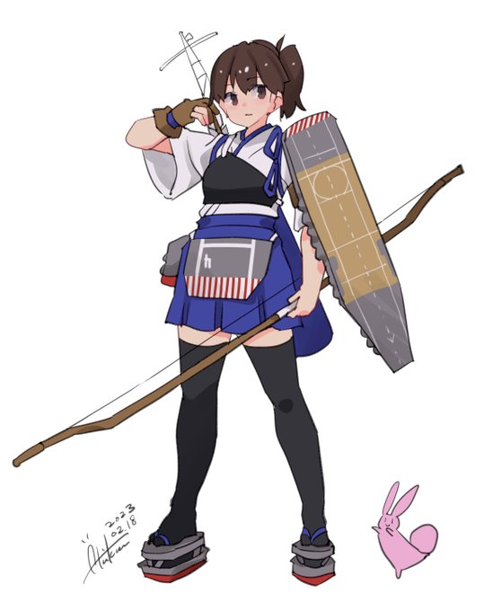「hakama skirt quiver」 illustration images(Latest)