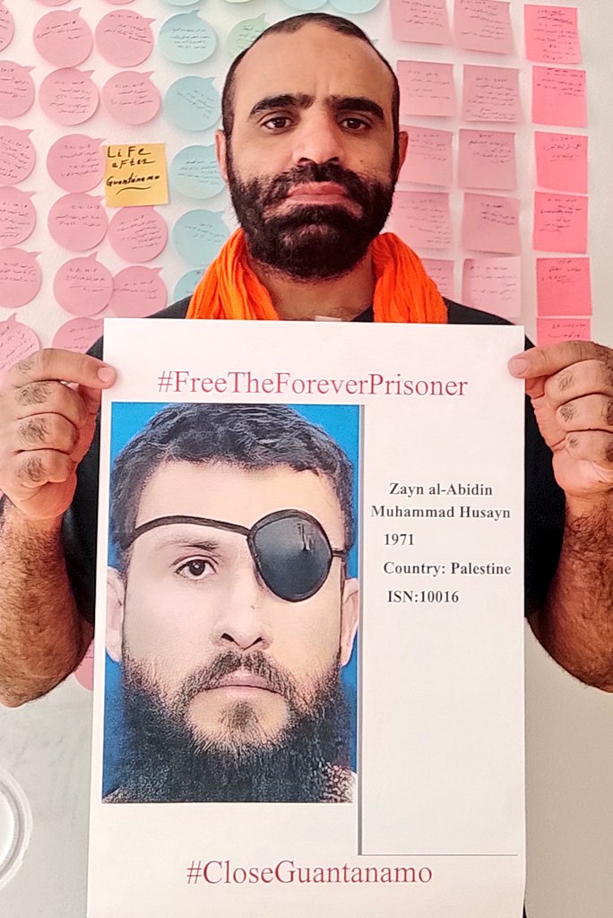 MansoorAdayfi's tweet photo. #CloseGuantanamo
#FreeTheForeverPrisoner 

Victim of #CiaTortureProgram 
Zayan al-Abidin https://t.co/wnH1tvgSnR