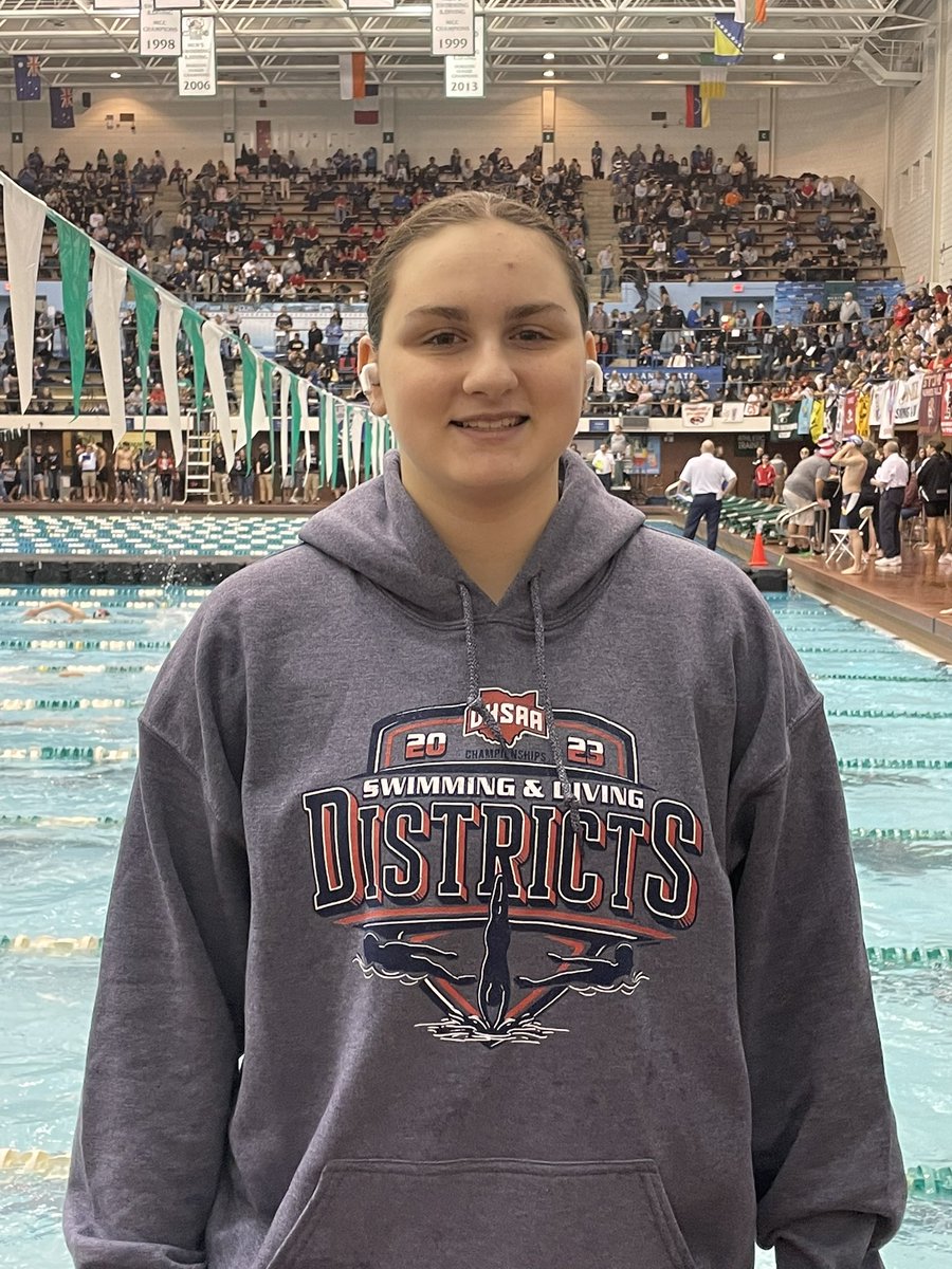 Amazing district performances by GHS swimmers…such a dedicated, hard working group of athletes!  Congratulations to our seniors—Lina, Makenna, Ines and Cooper so proud of all of your accomplishments!  Great job Abby Griffiths breaking her own schools record in the 50 free!