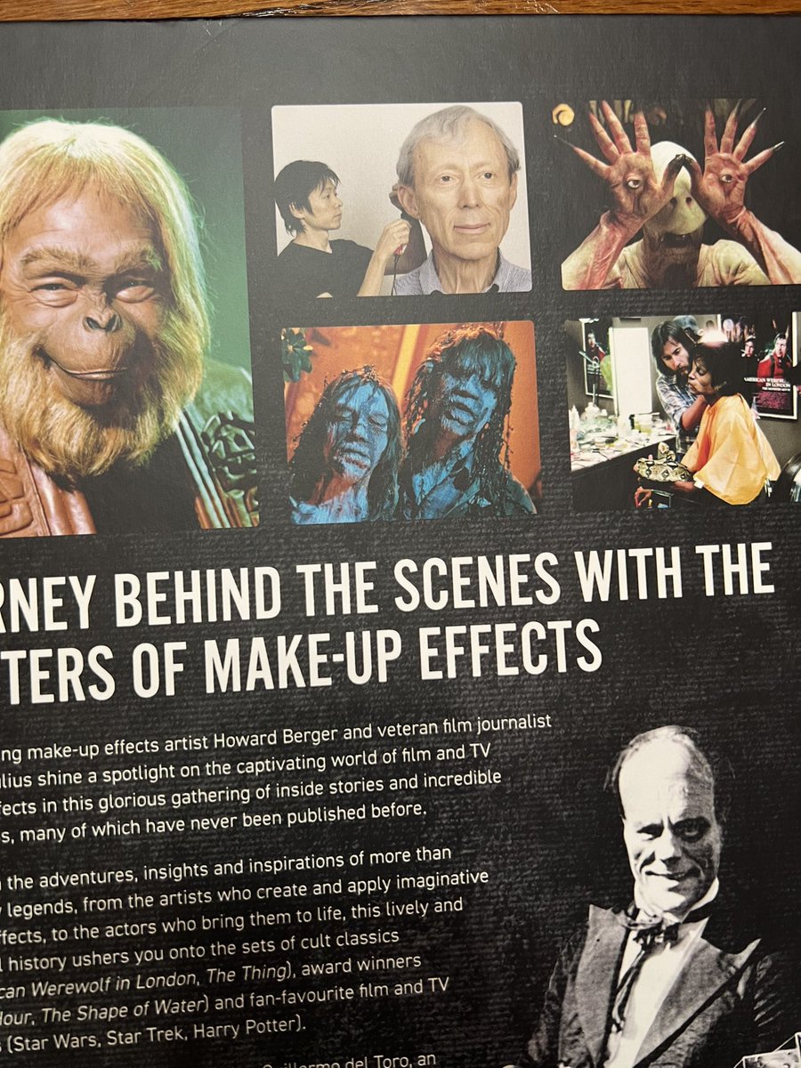 New Book!

#book #reading #readingmaterial #books #moviefx #movieeffects #mastersofmakeupeffects #makeup #makeupartist #makeupeffects #makeupeffect #makeupfx #makeupfxartist #monstermakeup #monsters