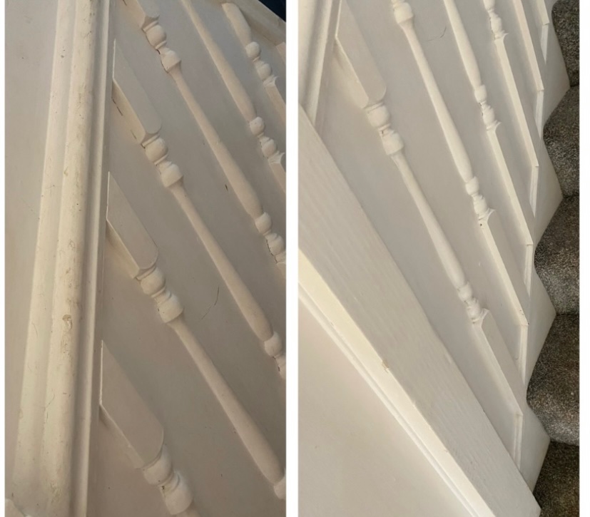 Love a before &amp; after! 💙💎

Staircase back to fresh &amp; clean again! 💫

#PerfectCleanVOG #freshandclean