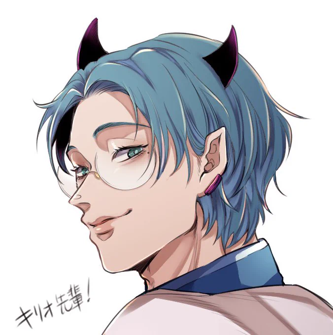 これは今日の魔入間を見てどちゃ狂ってる友達の横で横でシコシコ描いたアミィ・キリヲ=サンめっちゃ描くの楽しかった 