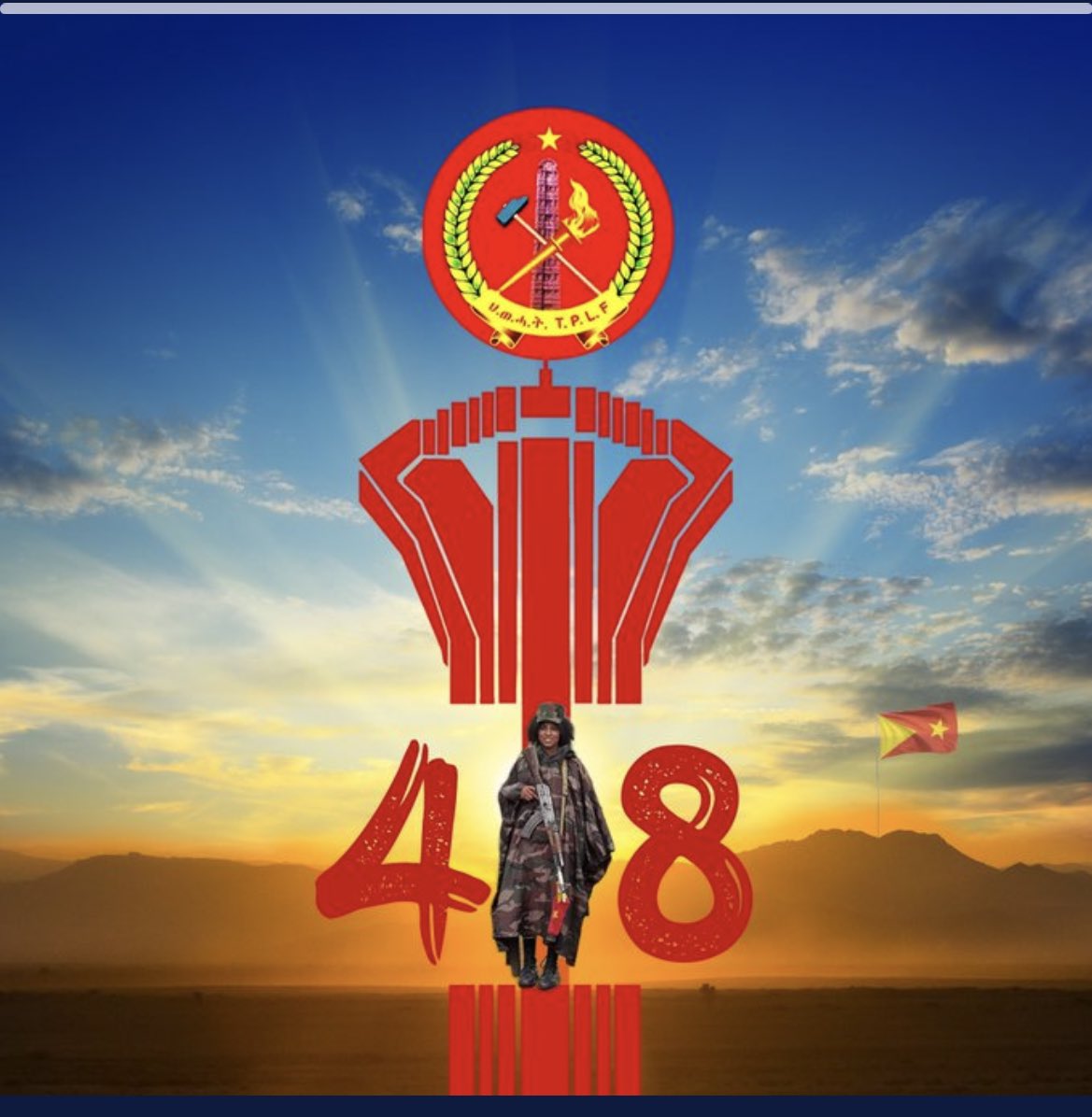 luwiii6's tweet photo. እንኳዕ ንመበል 48 ዓመት ምጅማር ብረታዊ ቃልሲ ህዝቢ ትግራይ አብፀሓኩም:: 

ዘለኣለማዊ ኽብሪ ንጀጋኑ ስዋኣትና ❤️💛 https://t.co/MMNZWSqiqy