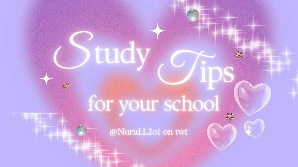 NuruLL2o1's tweet photo. ͘ 🩰🧁⑅ ₍ᵔ•ᴗ•ᵔ₎ ֹ Study tips for your school by me 𔔀𝅄ׄ  ֶָ۪֪
A thread. https://t.co/RGsaNn4uyV