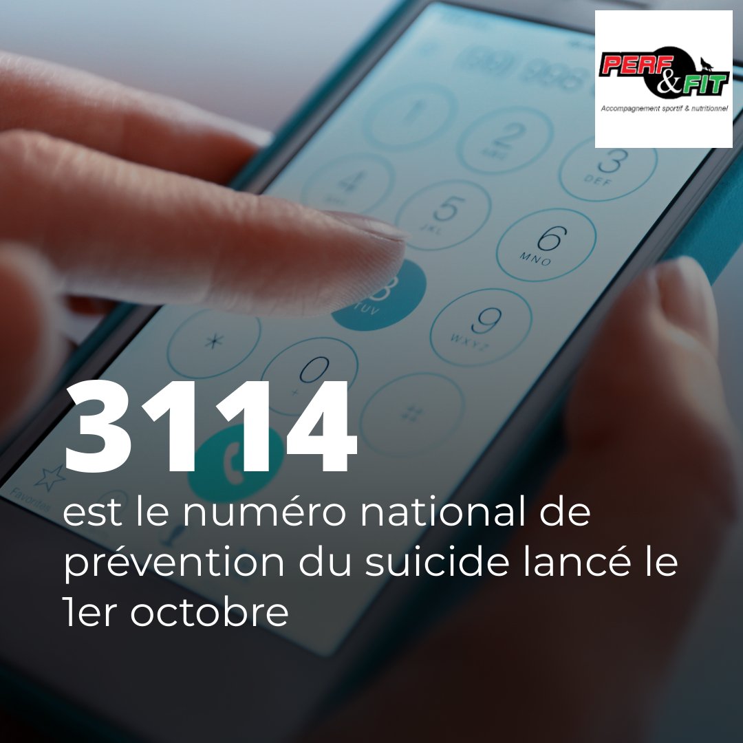 Perf_and_fit's tweet image. Le « 3114 » est un numéro gratuit, confidentiel et accessible 7 jours sur 7 et 24 heures sur 24, depuis tout le territoire national. 📞

#santé #prévention #santémentale