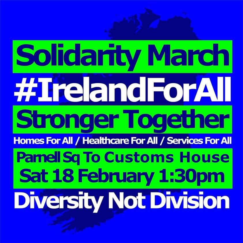 80:20 (@our8020world) on Twitter photo The #IrelandforAll Solidarity March is today! 80:20 is in support of the march with other members of <a href="/Coalition2030IR/">Coalition 2030</a>. Join us!
🗓️ Saturday 18th February
🕜 1:30pm
📍 Dublin, Parnell Square to Customs House
#DiversityNotDivision
#HomesForAll
#HealthcareForAll
#ServicesForAll The #IrelandforAll Solidarity March is today! 80:20 is in support of the march with other members of <a href="/Coalition2030IR/">Coalition 2030</a>. Join us!
🗓️ Saturday 18th February
🕜 1:30pm
📍 Dublin, Parnell Square to Customs House
#DiversityNotDivision
#HomesForAll
#HealthcareForAll
#ServicesForAll