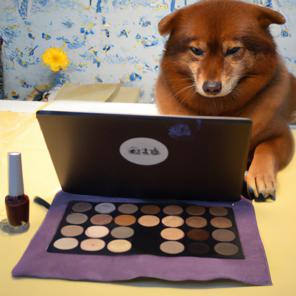TechieDogs's tweet photo. Finnish Spitz dog progamming at Nail Salon with a HP Spectre x360. #TechieDogs https://t.co/Kf0wdu1L8s