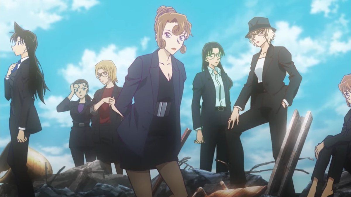 hi31dec's tweet image. ED โคนันตัวใหม่ทำเอาช็อคมาก ไม่เคยคิดไม่เคยฝันว่าจะได้เห็นตัวละครผู้หญิงในโคนันแบบครบองค์ประชุม ฟีลอเวนเจอร์หญิงสุด ๆ คือขนลุกมากว่าโคนันสามารถมีสิ่งนี้ให้ได้ยังไง ED ที่เต็มไปด้วยซีนของตัวละครหญิงอะ 😭🫶🏻 ใครเป็นคนคิดสตอรี่บอร์ดพูดออกมาเดี๋ยวนี้