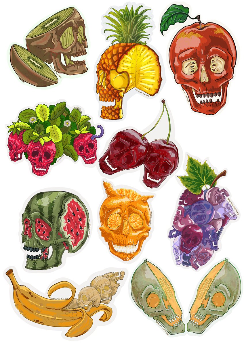 Fun little concept I did a few weeks back. Skull Fruits.

See more at my #artstation jrbrookes.artstation.com

#digitalart #skulls #fruits #concepts