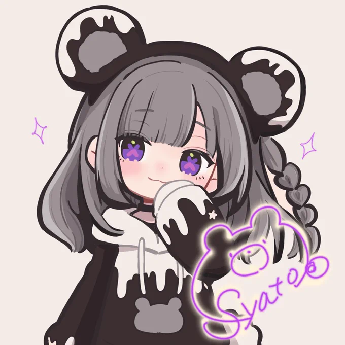 #新しいプロフィール画像くまが好きになったのでくまになったよ!新しい月森シャトをよろしくお願いします 