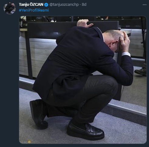 darkwebhaber's tweet photo. Bolu Belediye Başkanı Tanju Özcan'ın yeni profil resmi. https://t.co/EBZA3o3ND3