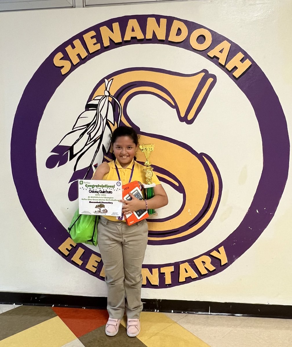 ELMaguireReflex's tweet image. Congratulations to 3rd grader Chloey @Shenandoah_Elem a @MDCPS Reflex Glow Green Winter Math District Champion🏆 -An amazing Math SuperStar who is lucky to be part of a great supportive team @Shenandoah_Elem ✖️➗➕➖✅ #reflexmath