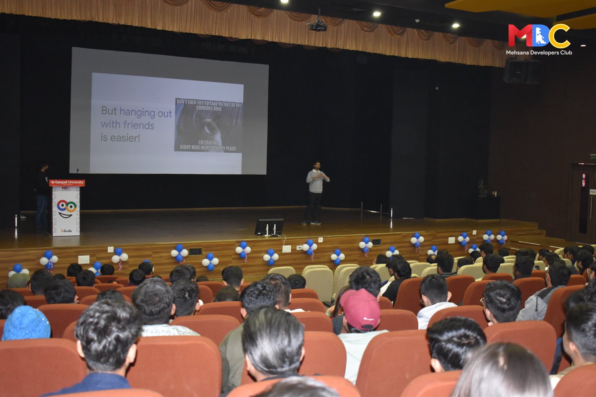 .<a href="/NikhilRaichur/">Nikhil Raichur</a>'s session on Impact, Learn &amp; Build with Crowdsource at Devloop 2.0, where attendees were introduced to the power of crowdsourcing and its potential for driving innovation.

#devloop | #mehdevclub | #mdc | #mehsana