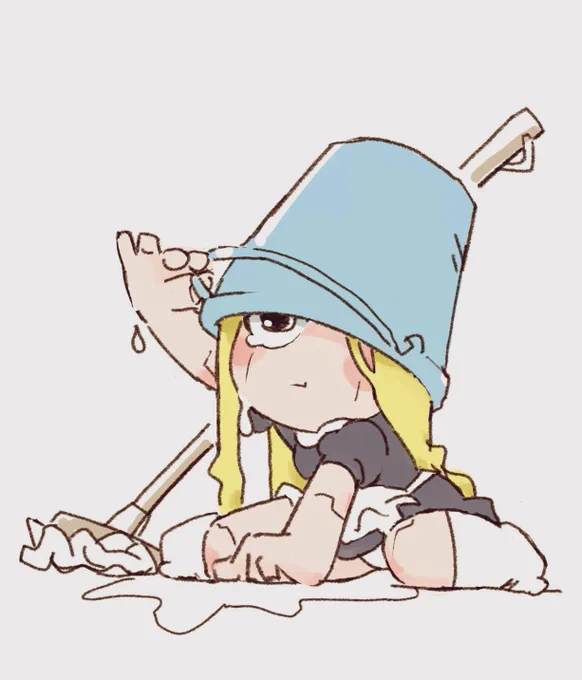 #これを見た人はメイドをTLに放流しようよそのメイド絵はエレガントだなぁ 