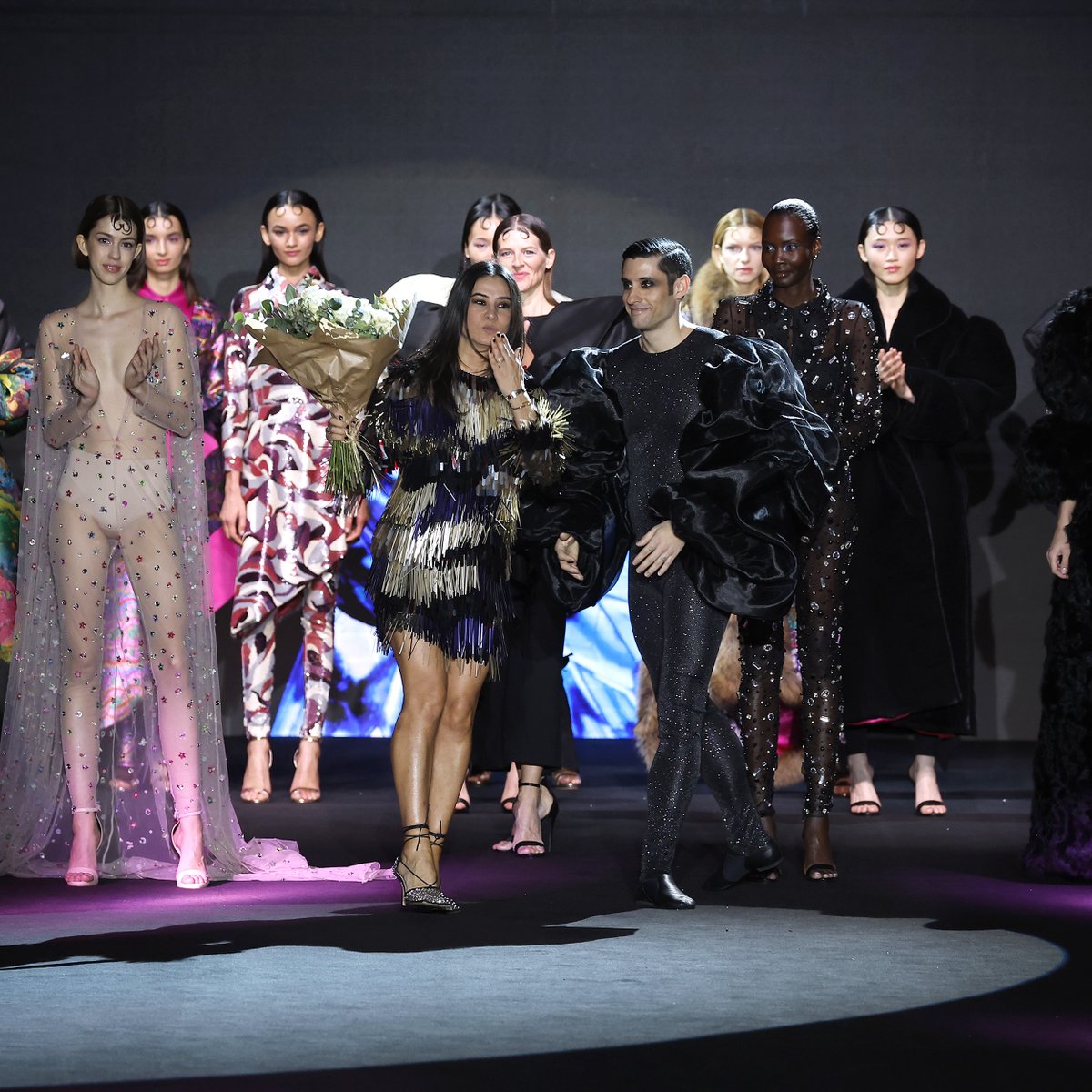 The Cantabrian designer, <a href="/TetebyOdette/">Teté by Odette</a>, presented her collection at the 77th edition of #MBFWMadrid for the first time.

The 'Titalee' palette flows between ivory and black, complemented with vibrant fuchsia, electric blue, elegant black, eternal white and striking prints