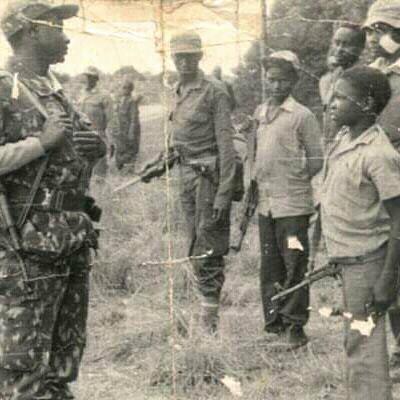 Many of these Chaps are still living. These are some of the NRA kadogos who surfaced on streets on kampala with guns in their hands who attracted many on. Lookers in January 1986. Some say that they all died. No we are still living