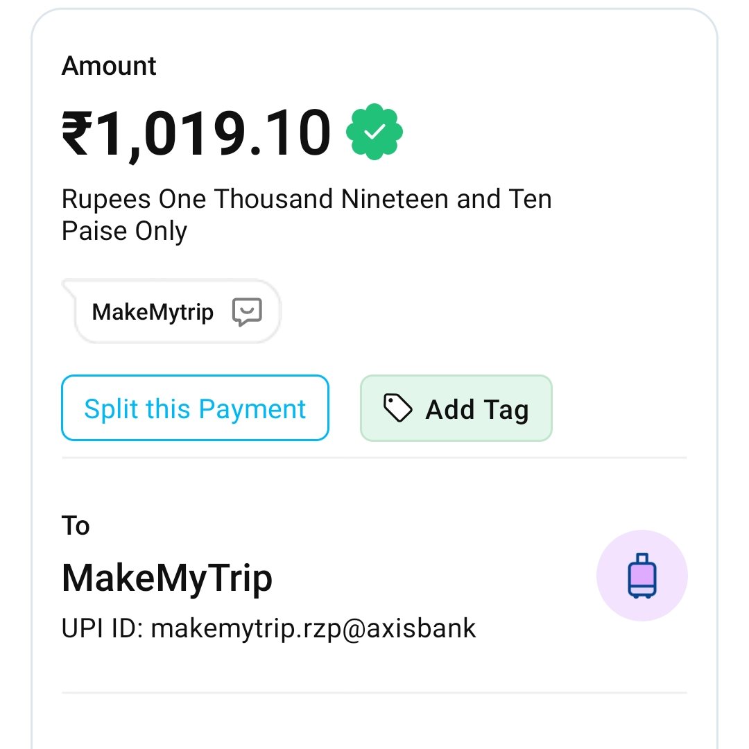 Thakur4talk's tweet photo. Return still pending 
Upi ref no. 302813835204
@makemytrip  @makemytripcare https://t.co/ai74fYCchl