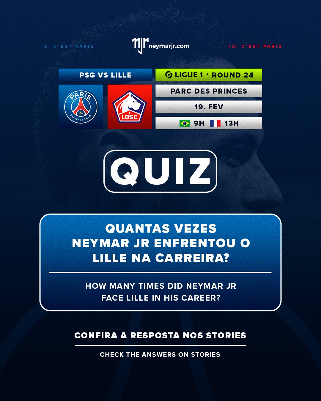 Quiz sobre a carreira de Neymar