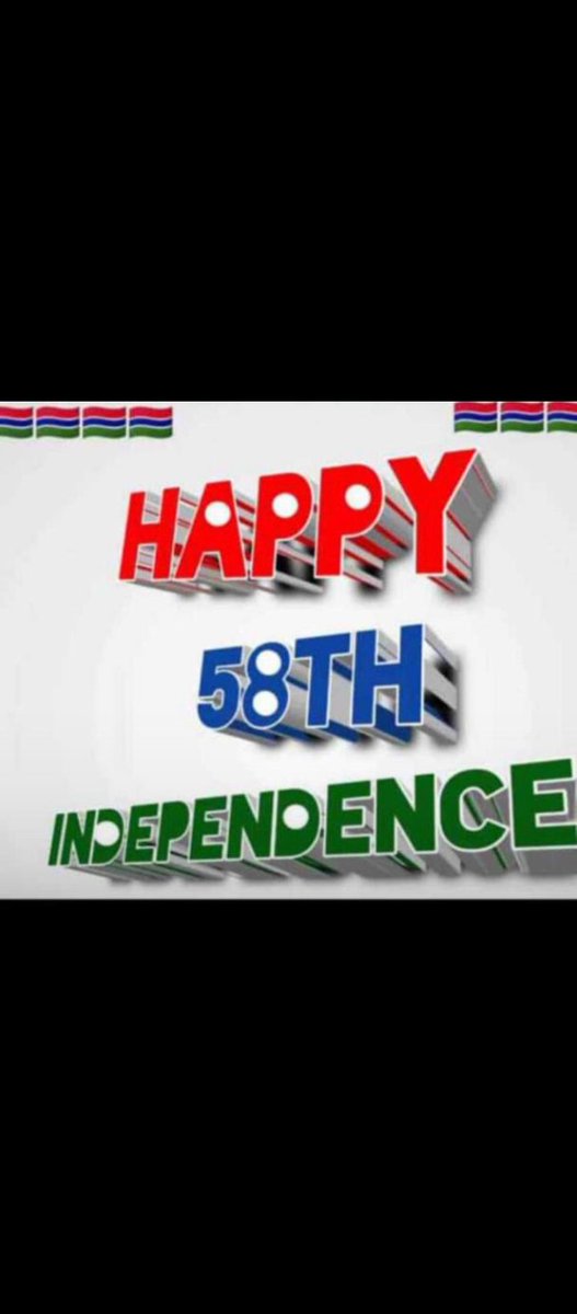 Happy independence day to all Gambian's over the world 🌍