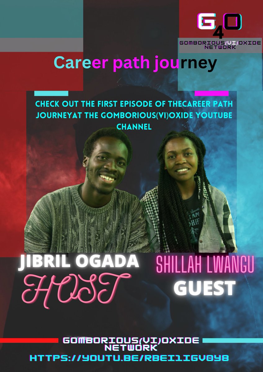 The Gomborious(vi)oxide Network is here check out one of the shows Career Path Journey host Jibril Ogada youtu.be/rBeI1IGv0y8