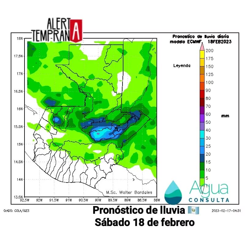 AlertaGt502's tweet photo. 1🧵18/02
El FF33 se extenderá como estacionario sobre el sureste mexicano y la Península de Yucatán, ocasionando chubascos y lluvias fuertes al norte de Guatemala desde Huehuetenango hasta Zacapa.
#ClimaGt #TraficoGt
#LluviasGt #TransitoGt
#FrenteFrío33 #FF33
#SistemaFrontal33 https://t.co/6KKIJOa8HD