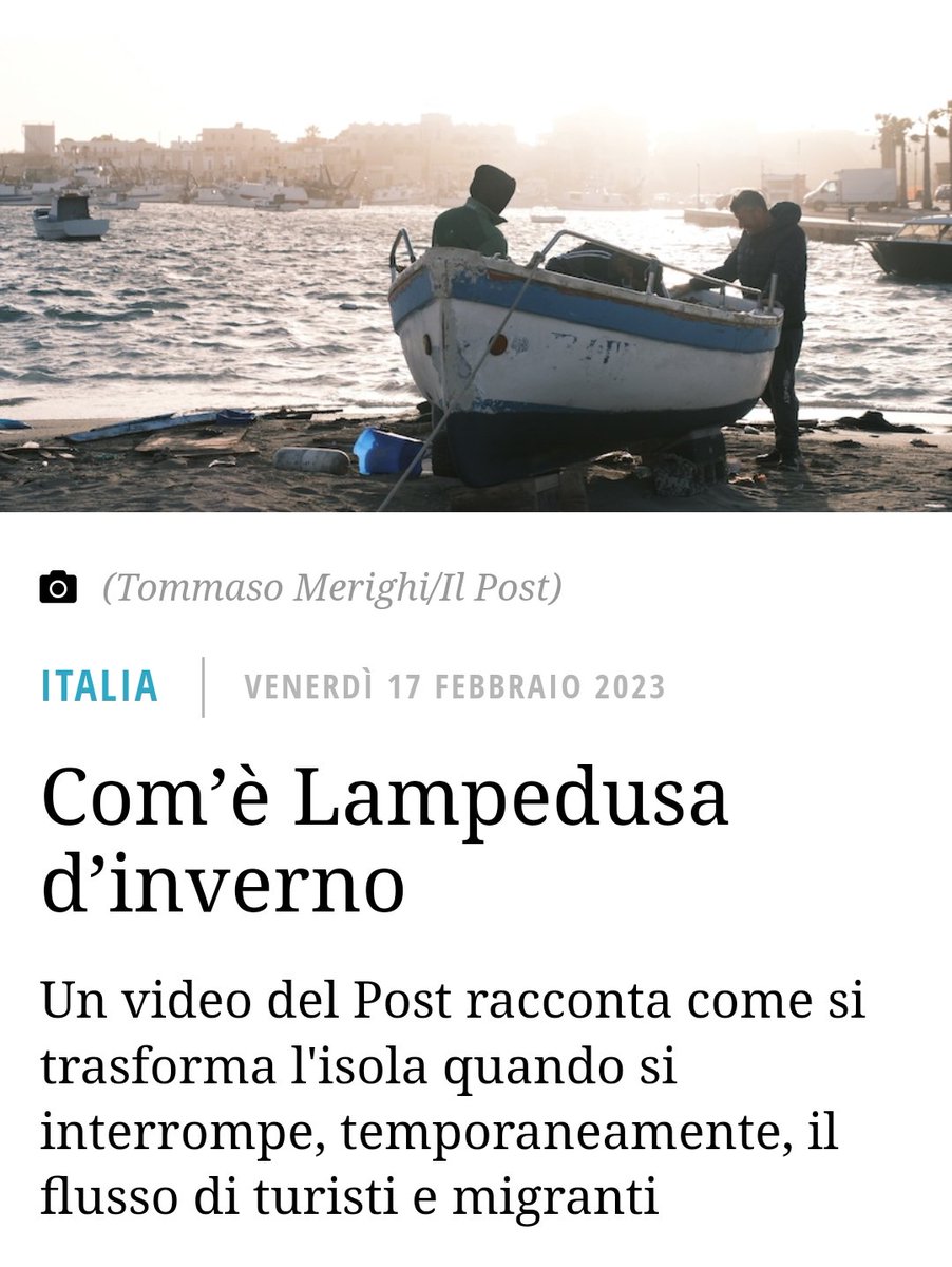 Immagino qualcosa di simile al Paradiso ilpost.it/2023/02/17/lam…