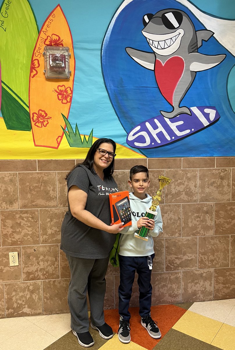 ELMaguireReflex's tweet image. Shout Out to Derek, a 2nd grader @SHialeahElem who earned the @MDCPS Reflex Glow Green Winter Math Challenge District Champion status🏆-Congratulations to this Math SuperStar and his SuperStar team @SHialeahElem 🤩 #reflexmath