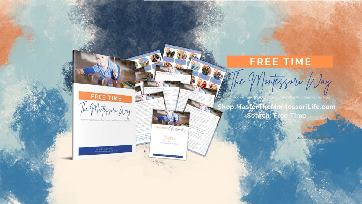 Digital Book: Free Time The Montessori Way Find it at: shop.masterthemontessorilife.com/product/free-t… Go to: Shop.masterthemontessorilife.com and search: Free Time Use coupon code 'welcome20' to get 20% off your first digital book!