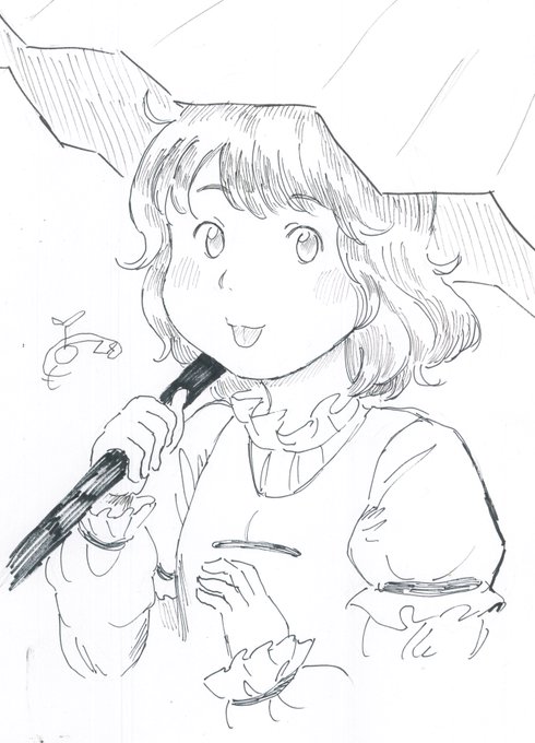 ちーくんさんがくれた小傘ちゃんみて、、、ベロだしと手が可愛すぎるよ〜〜〜!!!
こんな素敵な絵を目の前で描いてプレゼントしてもらえて本当にこの世界に感謝 