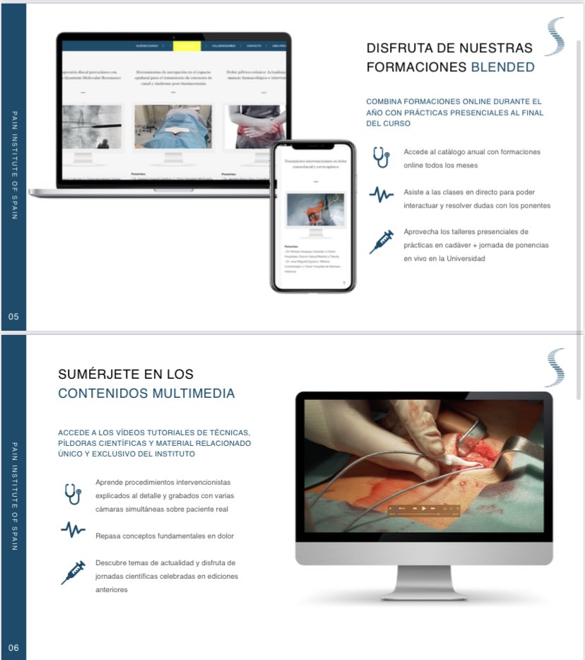 pios_institute's tweet photo. Curso Integral de formación avanzada en manejo del dolor 2023-2024. Inscripciones abiertas: admin@paininstitutrofspain.com #pios #paininstituteofspain #dolorcronico #paintraining #interventionalpainmanagement https://t.co/fyqHyQPxUF