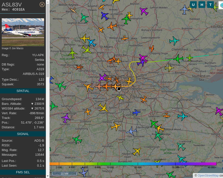 Over Putney ADS B Bot On Twitter ASL83V YU APK A319 132 Air Serbia over-putney-ads-b-bot-on-twitter-asl83v-yu-apk-a319-132-air-serbia